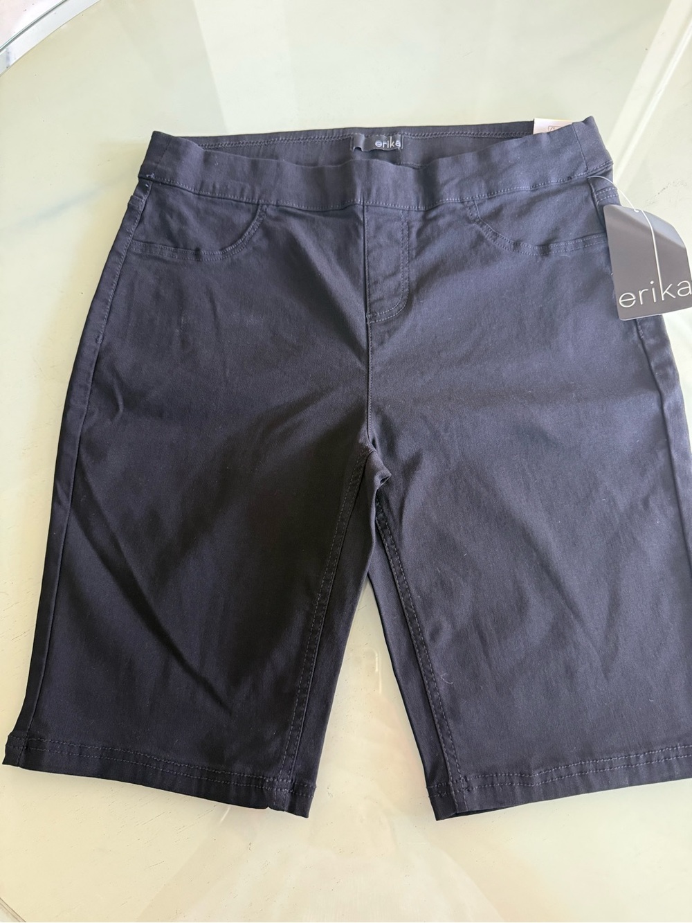 Erika Black Stretch Bike Shorts